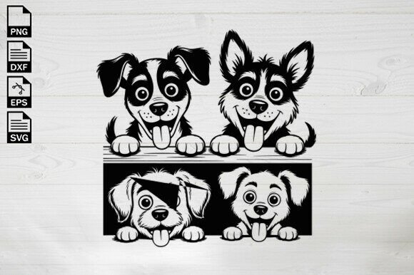 Cute Peeking Dog SVG Review