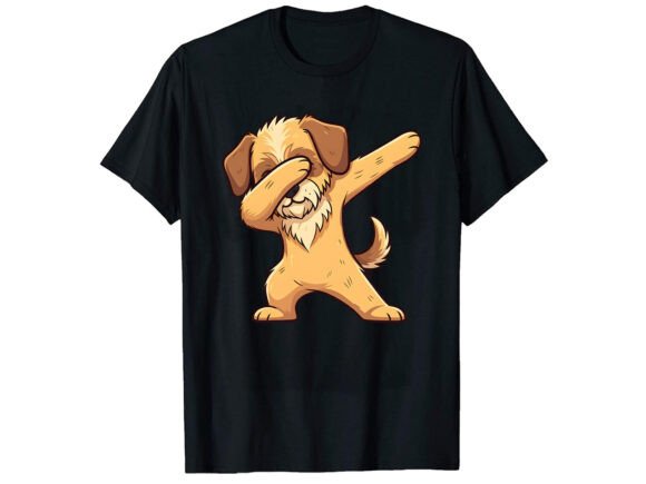 Dog Dabbing T-Shirt Design