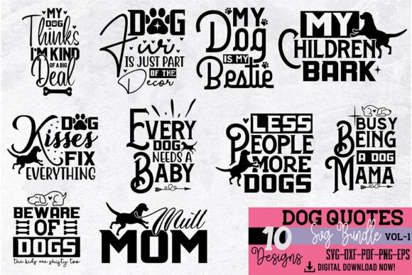 Dog Quotes SVG Bundle Vol-1: A Practical Review