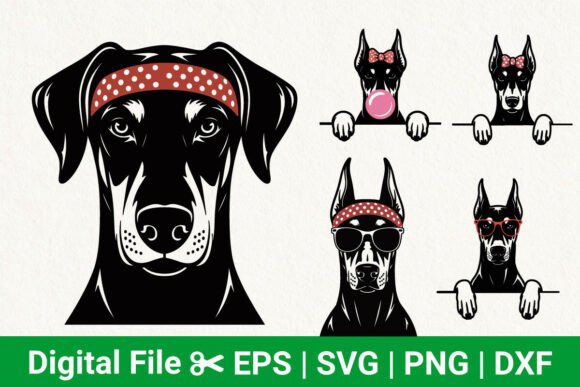 Great Dane Dog Svg Bundle, Cute Dog Svg