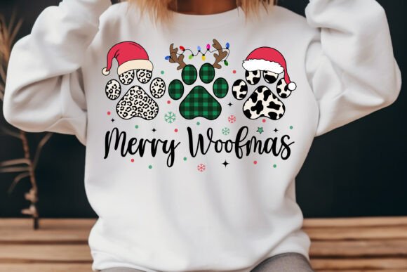 Merry Woofmas Dog Christmas Svg Png