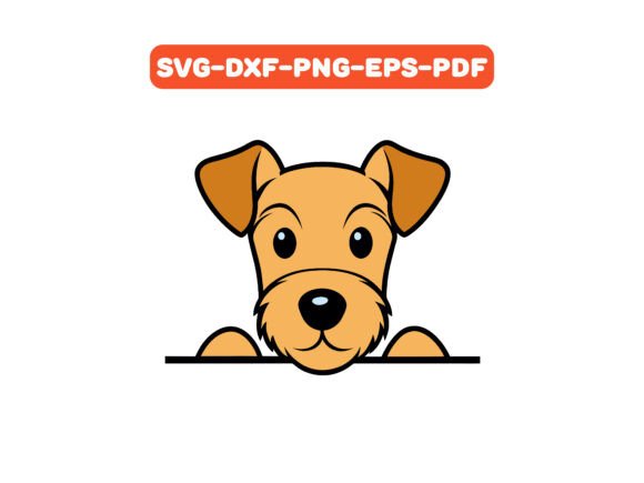 Peeking Lakeland Terrier Dog Shirt SVG: A Designer's Review