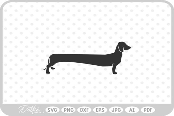 Sausage Dachshund Weiner Dog SVG PNG
