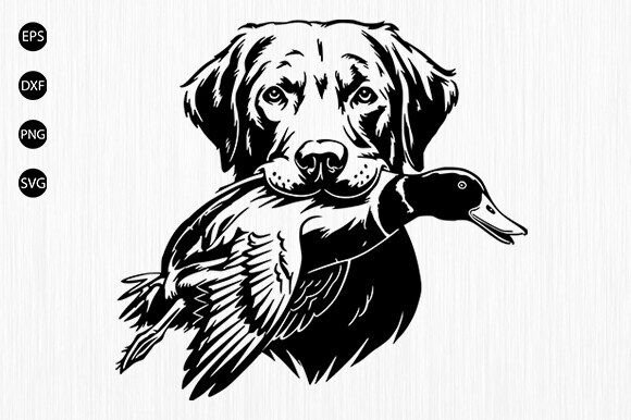 US Duck Hunting Dog Svg, Hunting Dad Svg